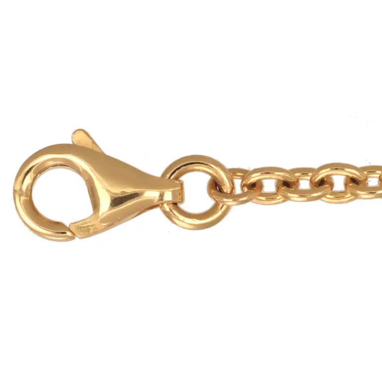 Amor armband två hjärtan äkta guld 18 karat