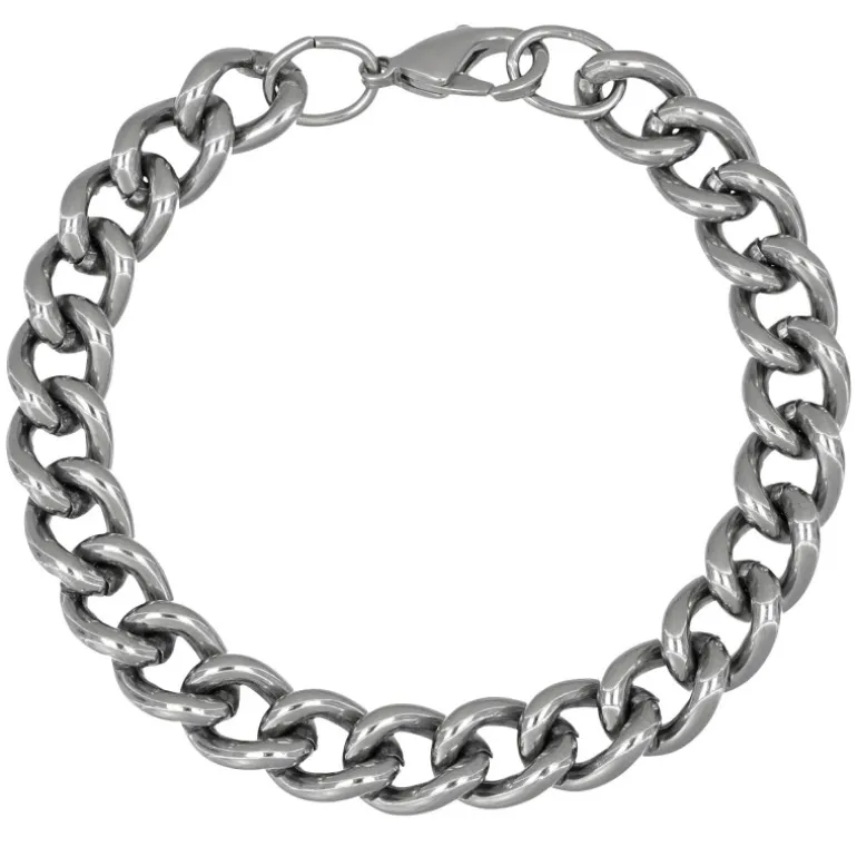 Armband Billy stål pansarlänk