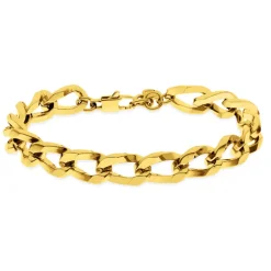 Armband gles pansar Robin guldpläterat stål