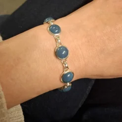 Armband med bergslaggsten