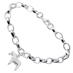 Armband med berlock dalahäst