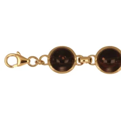 Armband med porfyr äkta guld 18 karat