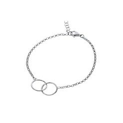 Armband med två ringar