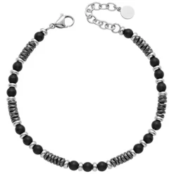 Atlas beadarmband unisex svart