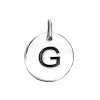 Bokstavberlock smycke bokstav G äkta silver