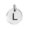 Bokstavsberlock smycke bokstav L äkta silver