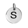 Bokstavsberlock smycke bokstav S äkta silver