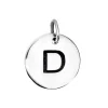 Bokstavsberlock smycke bokstav D äkta silver