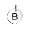 Bokstavsberlock smycke bokstav B äkta silver