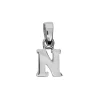 Bokstavshänge berlock smycke N äkta silver