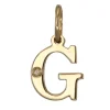 Bokstavssmycke G äkta guld 9 karat