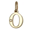 Bokstavssmycke O äkta guld 9 karat