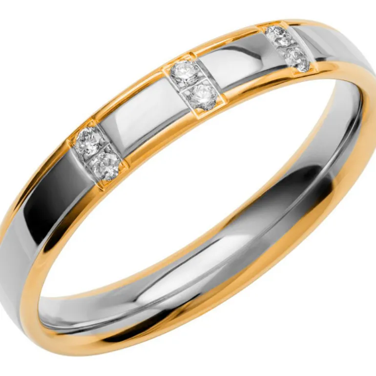 Color of love diamant SR4001 Förlovningsring Vigselring