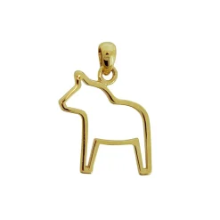 Dalahäst 18K guld kontur