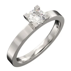 DALFORS 0,40 CT LABBDIAMANT VITGULD 18 K