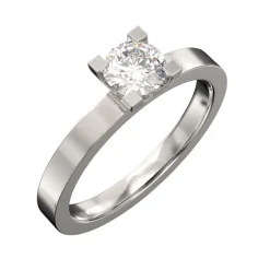 DALFORS 0,50 CT LABBDIAMANT VITGULD 18K