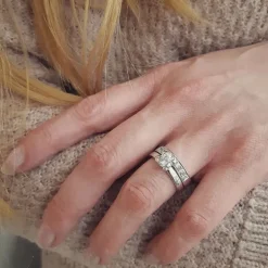 DALSTUGA 0,75 CT LABBDIAMANT VITGULD 18K