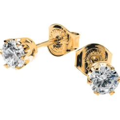 Diamantörhängen Donau 2 x 0,25 ct Schalins rödguld