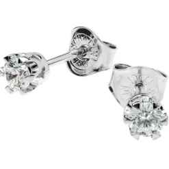 Diamantörhängen Donau 2 x 0,15 ct Schalins vitguld