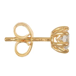 Diamantörhängen labbodlade diamanter 2 x 0,28 carat äkta guld 18 karat