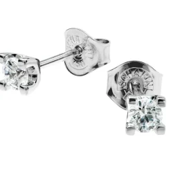 Diamantörhängen Seine 2 x 0,15 ct Schalins vitguld