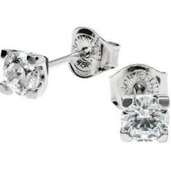 Diamantörhängen Seine 2 x 0,25 ct Schalins vitguld