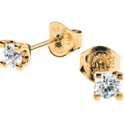 Diamantörhängen Seine 2 x 0,15 ct Schalins rödguld