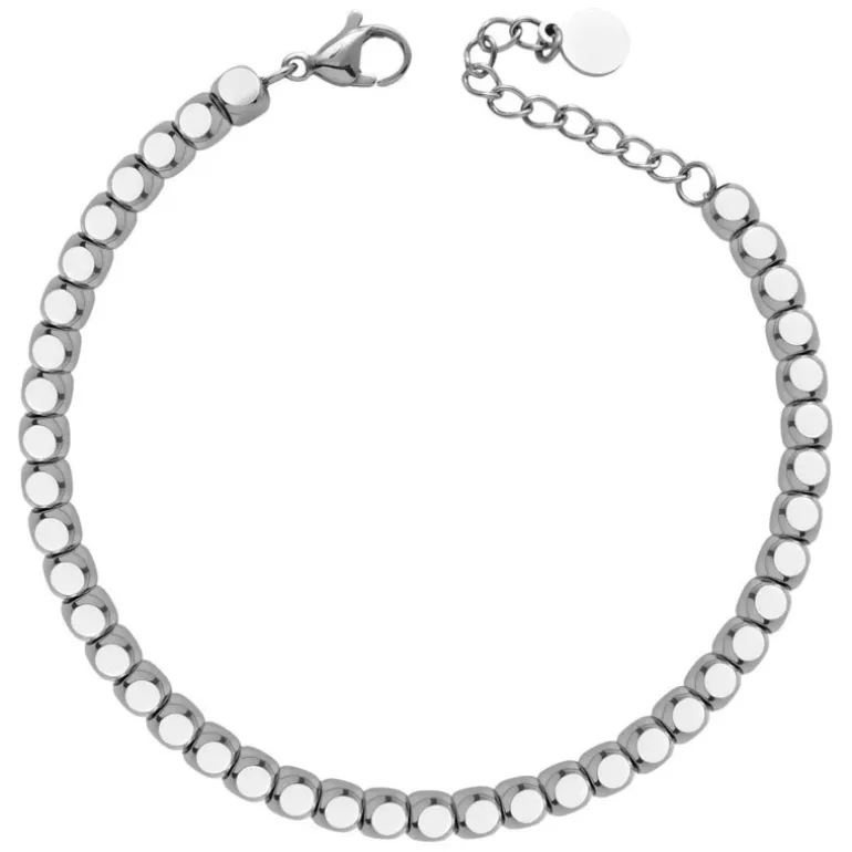 Dice stålarmband unisex