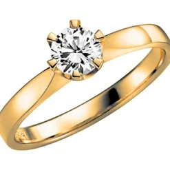 DONAU 0,50 ct Förlovningsring Vigselring