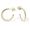 Emmy hoops medium gold