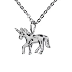 Enhörning unicorn silverhalsband
