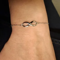 Evighet silverarmband