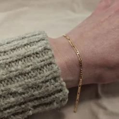 Figaro guldarmband äkta guld 9 karat