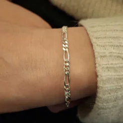 Figaro silverarmband 18 cm