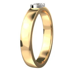 Floda 0,14 ct RG 18 karat