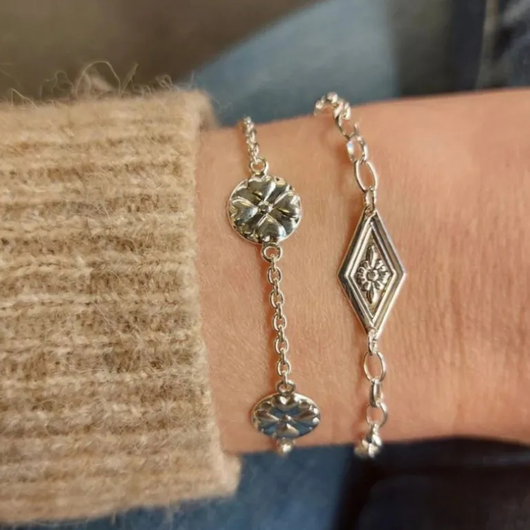 Folklore armband silver