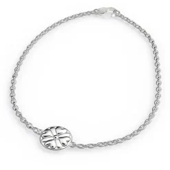 Folklore singel armband silver