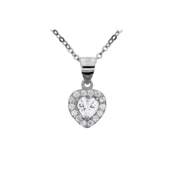 Glittrigt hjärthalsband