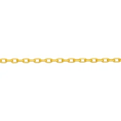 Guldförgylld ankarkedja 38 cm