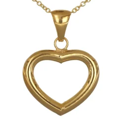 Guldhalsband med hjärta äkta guld 9 karat