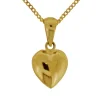 Guldhalsband med hjärta till barn äkta guld 18 karat