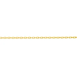 Guldkedja spetsslipad ankar äkta guld 18 karat 70 cm