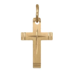 Guldkors smycke äkta guld 18 karat