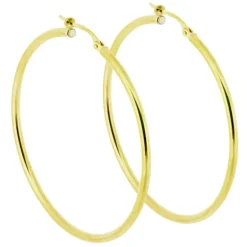 Guldörhängen stora ringar