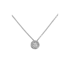 Halsband i vitguld med diamant