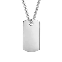 Halsband Matteo tag stål