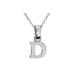 Halsband med bokstav D