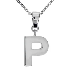 Halsband med stor bokstav P