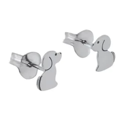 Hundar örhängen äkta silver