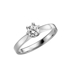 14K DONAU 0,50 ct VG Förlovningsring Vigselring